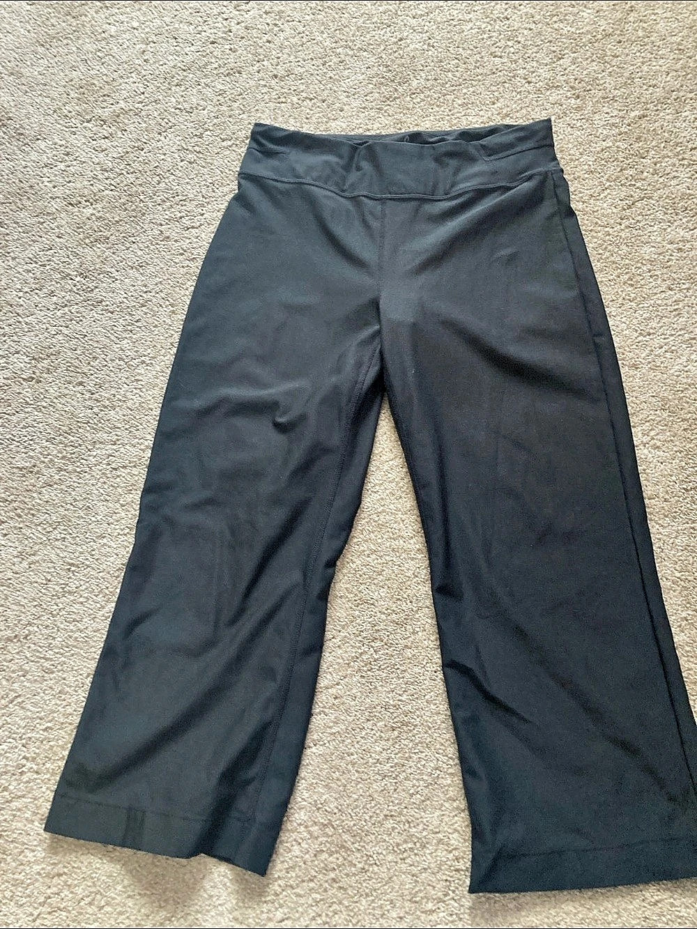 prAna Wide Leg Pants Black Medium Like New